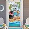 Hello Summer Golden Retriever Dog Door Cover Decorations, Beach Coastal Pet Tropical Palm Tree Front Door Banner Background, Hawaii Nautical Indoor Outdoor Home Decor Dog Lover Gifts 3 x 6 FT